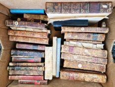 Antiquarian / Bindings  - mainly marbled boards and quarter leather, many needing restoration (3