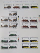 GB stamps: with face value of c£900, mint QEII decimal issues up to £10 in 2 folders and on loose