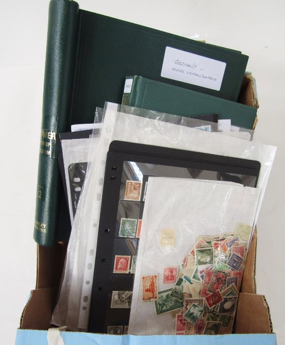 Germany stamps: box of mint & used definitives and commemoratives with others including states,