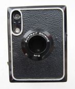 Kodak portrait Brownie no 2 box camera, in original case, together with a collection of other