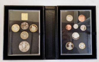 UK proof set, 2020 proof 13 coin year set with certificate of authenticity £5 down to 1p,