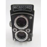 MPP Microcord TLR camera, with Ross of London lens's, housed in original leather case