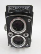 MPP Microcord TLR camera, with Ross of London lens's, housed in original leather case