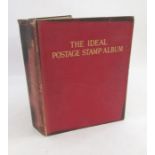 World stamps: ‘The Ideal’ album of foreign countries Vol 1, 8th Edition, dated by owner 1934,