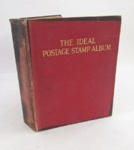 World stamps: ‘The Ideal’ album of foreign countries Vol 1, 8th Edition, dated by owner 1934,