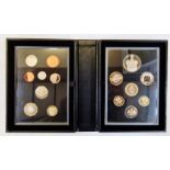 UK proof set, 2013 proof 15 coin year set with certificate of authenticity £5 down to 1p,