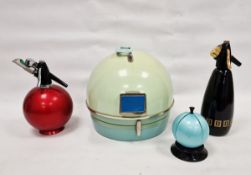 Lady Schick Consolette hair dryer with fittings, 1960's, two vintage syphons and a condiment set