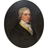 Attributed to Hugh Douglas Hamilton (c.1739-1808) Oil on canvas Portrait of John Wolfe, 2nd Viscount