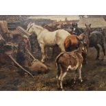 Alfred James Munnings, P.R.A., R.W.S. (1878-1959) Barnet Fair Oil on canvas, signed and dated A.J.