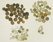 Quantity of British coinage, predominantly Victorian through to Elizabeth II