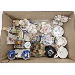 Assorted British and Continental pottery and porcelain, 19th century and later, including a