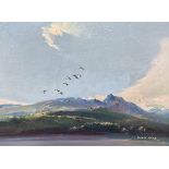 Vernon Ward  Oil on board "Pintails Leaving Sannox, Isle of Arran", signed and dated '48 lower