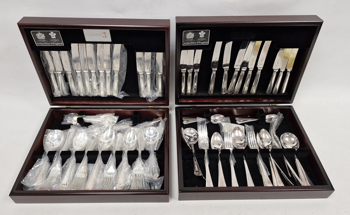 Two sets of Arthur Price EPNS 'Harley' pattern table flatware for six settings, each in polished - Image 2 of 2