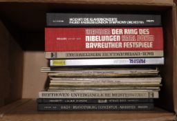 Large quantity of long playing records, mainly classical (2 boxes)