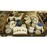 Large quantity of mid-20th century ceramics to include Palissy England, Midwinter, JG Studio, Denby,