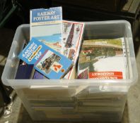 Large quantity of railwayana to include magazines, leaflets, calendars, etc (1 box)