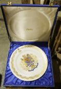 Spode Royal Artillery plate, 1716-1966, the plate has been created to commemorate 250th