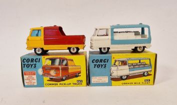 Two boxed Corgi Toys to include 465 Commer pick-up truck and 466 Commer milk float (2)
