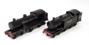 Two electric O gauge LMS locomotives to include 4-4-2 locomotive LMS No.34 black livery and 4-6-0