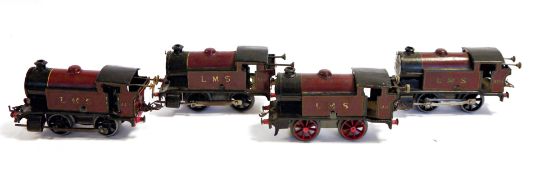 Four Hornby 0 gauge locomotives to include Hornby 0-4-0 Type 101 LMS 2270, Hornby 0-4-0 Type 40
