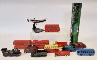 LOT WITHDRAWN Quantity of Dinky, Corgi and other diecast models to include Dinky Toys 2 X 152 Roll