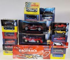 Quantity of boxed diecast model cars to include Collezione Classico Ferrari 1972 312n P & racing