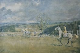 After Lionel Edwards Colour print Five hunting scenes to include 