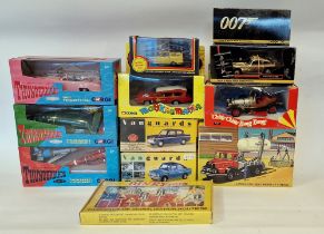 Corgi and other diecast model cars to include Corgi Thunderbirds Classic Thunderbird 2 / Thunderbird