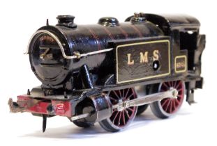 Hornby series O gauge clockwork No.1 Special 0-4-0 tank locomotive in LMS black no.16045