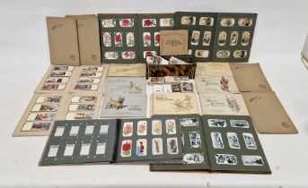 Large collection of cigarette cards, predominantly in albums, including an album of dogs, Wills '