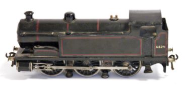 Bassett-Lowke 0 gauge 3-rail 0-6-0 tank locomotive, in BR black livery marked no 68211 to body (