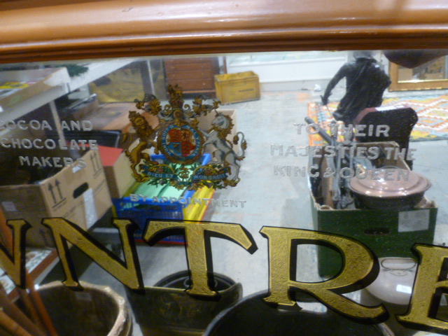 Twentieth century Rowntree Pastilles advertising mirror, with Royal Warrant 'To Their Majesties - Image 2 of 3