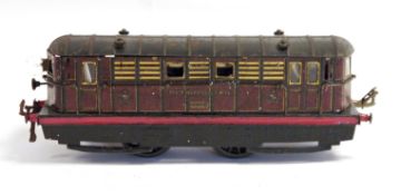 Hornby 0 gauge Metropolitan 2 Railway Metro-Vick 0-4-0 electric locomotive, in lined maroon livery