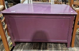 20th century white painted cheval mirror of rectangular form, a pair of contemporary dining