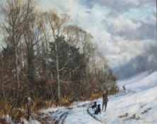 John Tricket (b.1952-) Oil on canvas 