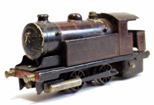 Bowman Models O-gauge live steam spirit-fired LMS 0-4-0 tank locomotive No.300