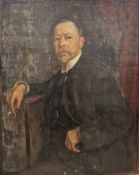 A J C Bryce Oil on canvas Portrait of Henry Cooke, signed and dated 24th May 1910 lower left,