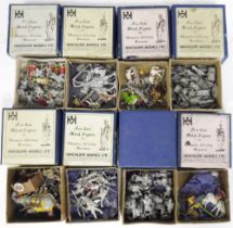Large quantity of boxed and unboxed Hinchliffe models, mostly unpainted, to include foot soldiers,