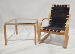 LOT WITHDRAWN Alvar Aalto (1898-1976) for Artek, Finland, a model 406 easy chair, the beech frame