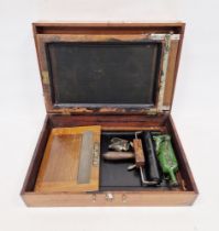 LOT WITHDRAWN Early 20th century Ellams duplicator (diaphragm model) in wooden case