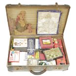 Various vintage games and puzzles to include 'Tops and Tails', a map game 'Touring England', 'Shop