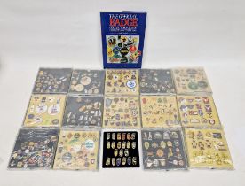 Collection of boxed enamel collector's badges, including: Blue Peter, Star Wars, assorted brewery