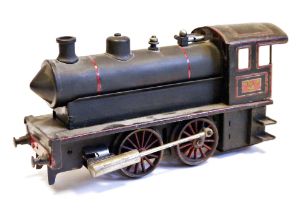 Bing live steam gauge 1 0-4-0 locomotive marked 1132 D 48 with non-coupled wheels