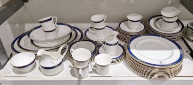 Royal Doulton bone china Regalia pattern part dinner and tea service, printed grey marks with