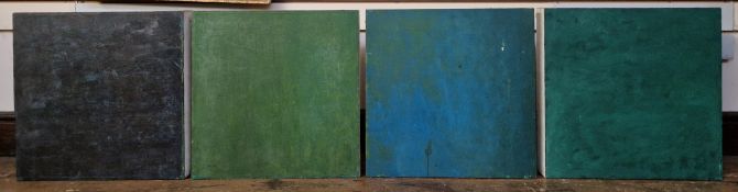 Yusof Majid (Malaysia, 1970) Oil on canvas 'Weather Windows', set of four coloured panels, signed,