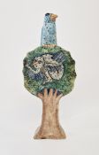 Amanda Popham (b.1954) 'The Spirit of the Bird and the Spirit of the Tree', studio pottery vase,