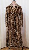 Withdrawn - cities pending -  Ocelot coat, circa late 60s/early 70s, labelled 'H Andreasson,
