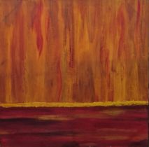 Sally Proud (21st century) Acrylic on canvas 'La Bodega', 3rd series, 120cm x 120cm