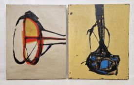 Yusof Majid (Malaysia, 1970) Two panels, oil on canvas, 'The Sound and the Fury', signed, titled and