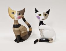 Two Goebel models of cats by Rosina Wachtmeister, 'Mariella', 16.5cm high, and 'Amica', 17cm high,